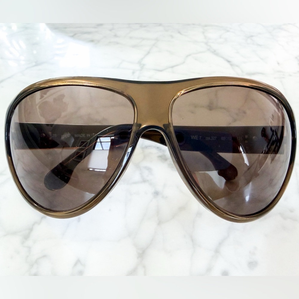 Brown Shield Sunglasses